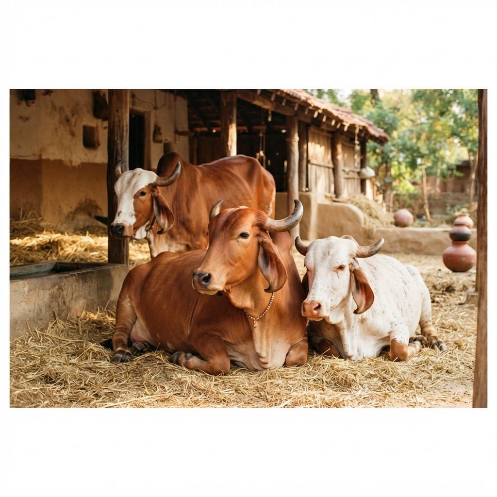 Gauri, a sanctuary cow